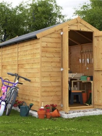 10x6 Keeper Overlap Apex Wooden Shed - Windowless BillyOh