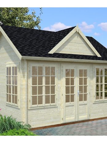 Palmako Claudia 3.9m x 3m Log Cabin Summerhouse (34mm)