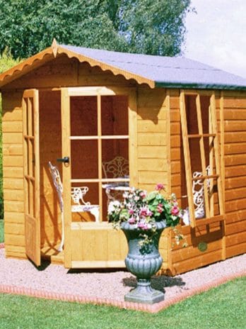 6'6 x 6'9 Shire Buckingham Garden Summerhouse