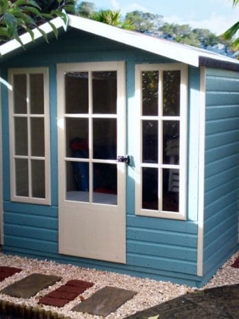 7'1 x 7'11 Shire Chatsworth Wooden Summerhouse