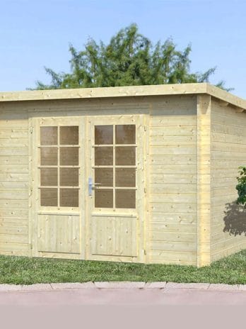Palmako Ella 2 3.2m x 3.2m Log Cabin Summerhouse (28mm)