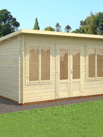 Palmako Lisa 4.2m x 3.2m Log Cabin Garden Room (34mm)