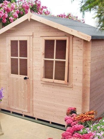Shire Avesbury 2.8m x 2.7m Log Cabin Summerhouse (19mm)
