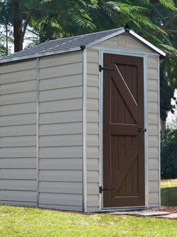 4' x 6' Palram Canopia Tan Skylight Plastic Shed (1.21m x 1.77m)