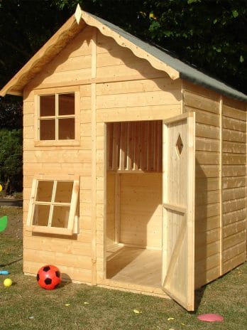5'3 x 5'6 Shire Croft Childrens/ Kids Wooden Garden Playhouse
