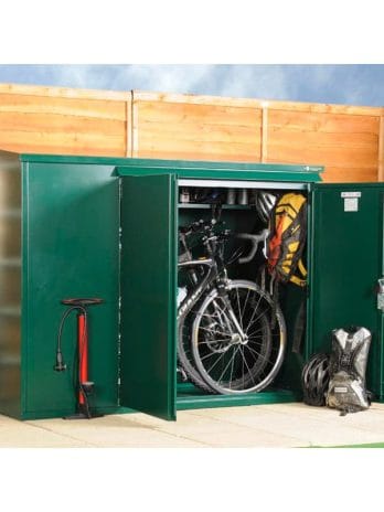 6' x 3' Asgard Addition Premium Metal Bike Shed (1.8m x 0.9m)