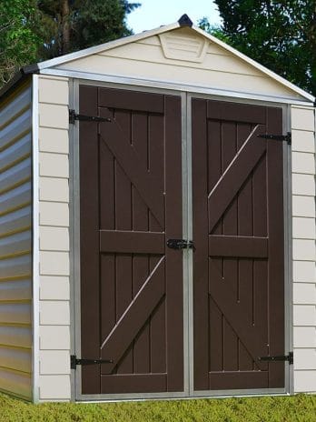 6' x 3' Palram Canopia Tan Skylight Plastic Shed (1.85m x 0.9m)