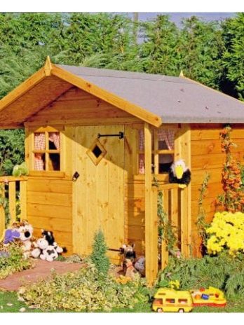 6' x 5'6 Shire Cubby Childrens/ Kids Wooden Garden Playhouse