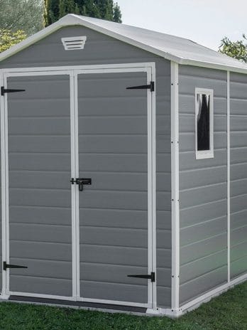 6' x 8' Keter Manor Plastic Garden Shed (1.86m x 2.37m)