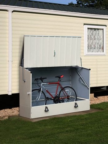 6x3 Trimetals Cream 'Protect.a.Cycle' Secure Garden Storage