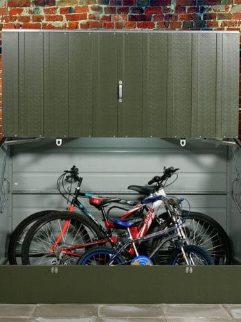 6x3 Trimetals Green 'Protect.a.Cycle' Secure Garden Storage