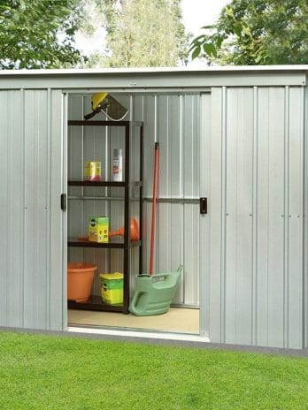 8' x 4' Yardmaster Pent Metal Shed (2.38m x 1.19m)