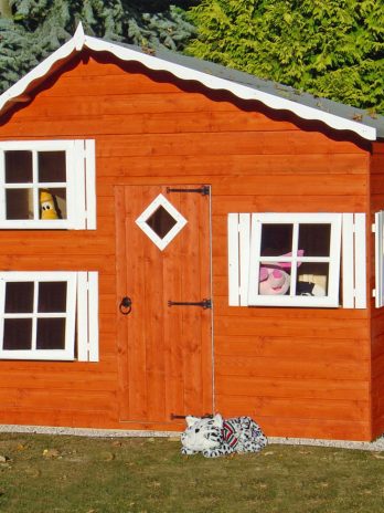 8' x 5'6 Shire Loft Childrens/ Kids Wooden Garden Playhouse