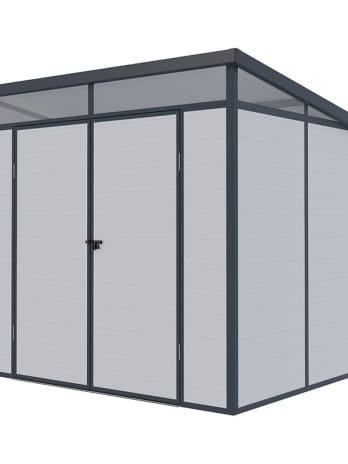 8' x 6' Lotus Canto Grey Plastic Shed (2.38m x 1.92m)