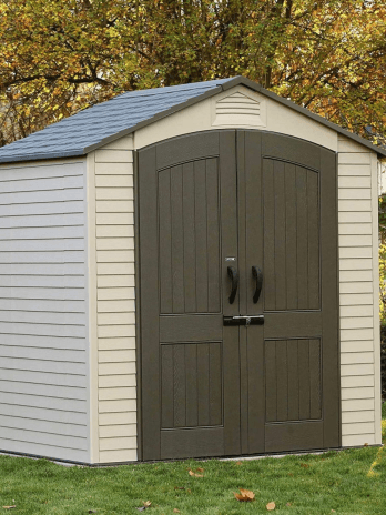 Lifetime 7ft X 4.5ft Heavy Duty Plastic Shed - 7x4.5