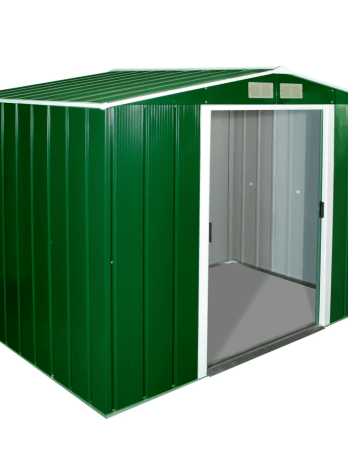 Sapphire Apex Metal Shed - 8x6 Green - Duramax Metal Shed